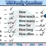 wh family words meaning in urdu