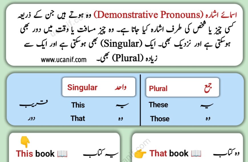 Demonstrative Pronouns in Urdu – Meaning, Definition and…