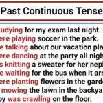 100 Past Continuous Tense Examples: All Types of Sentences