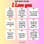 100+ Cute Ways to Say I Love You That Spark Joy