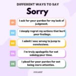 31 Different Ways to Say Sorry: Crafting Genuine Apologies