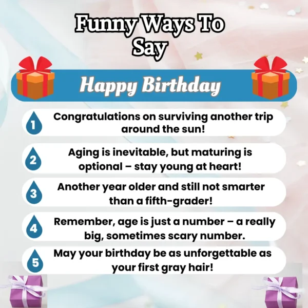 100 Funny Ways To Say Happy Birthday: Unleash…