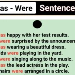 was and were sentences example, was were sentences